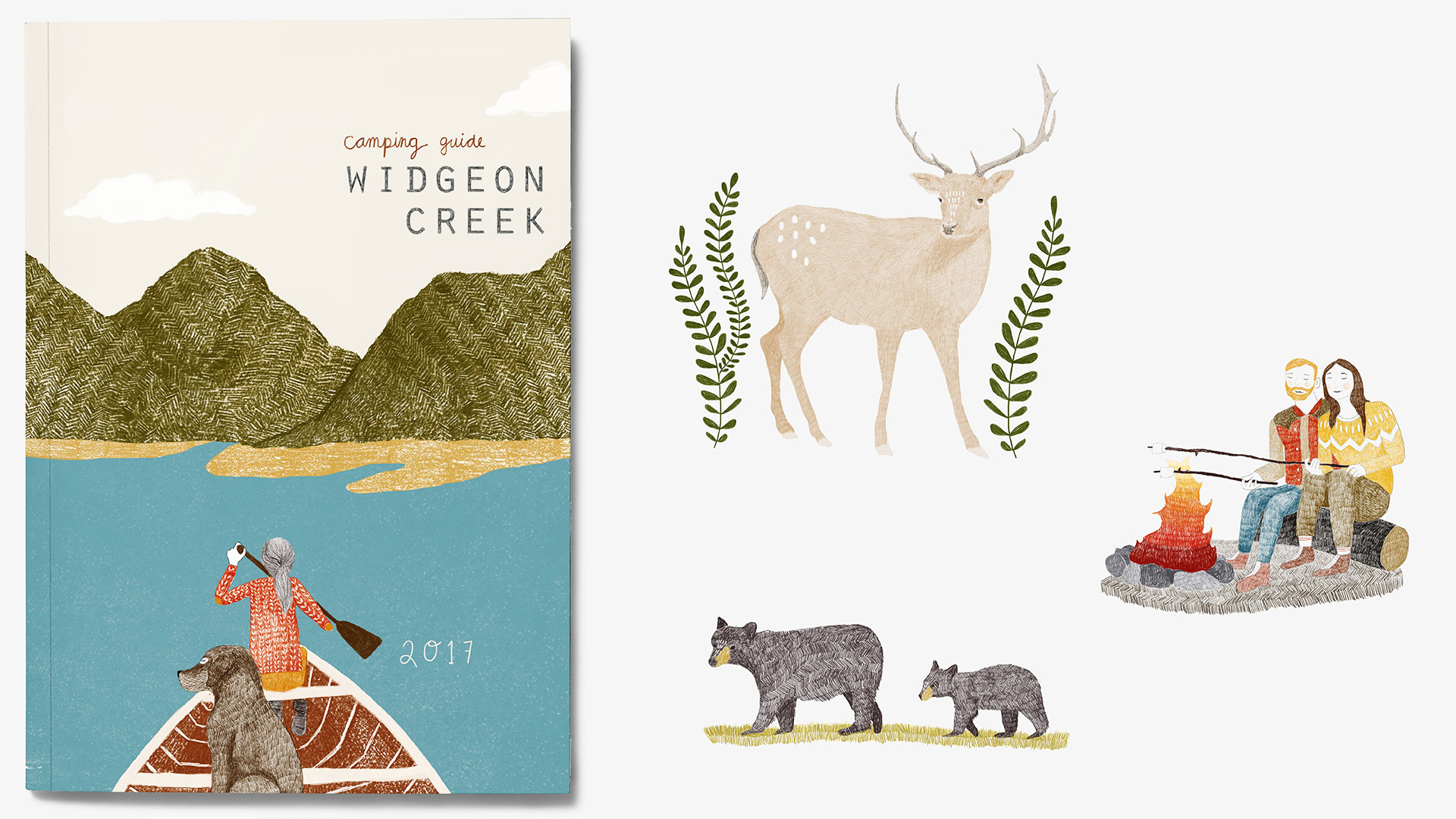 Alex Maertz | Illustration | Widgeon Creek Camping Guide