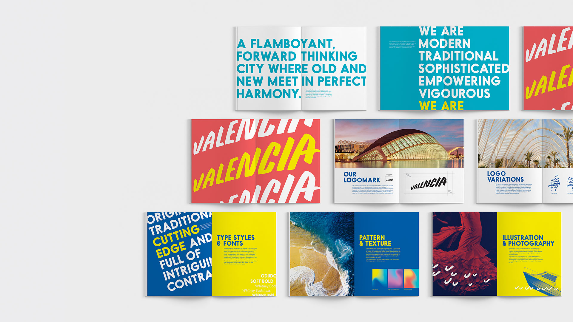 Alice Zeng | Identity, Print, Design | City of Valencia Rebrand, Brand Book