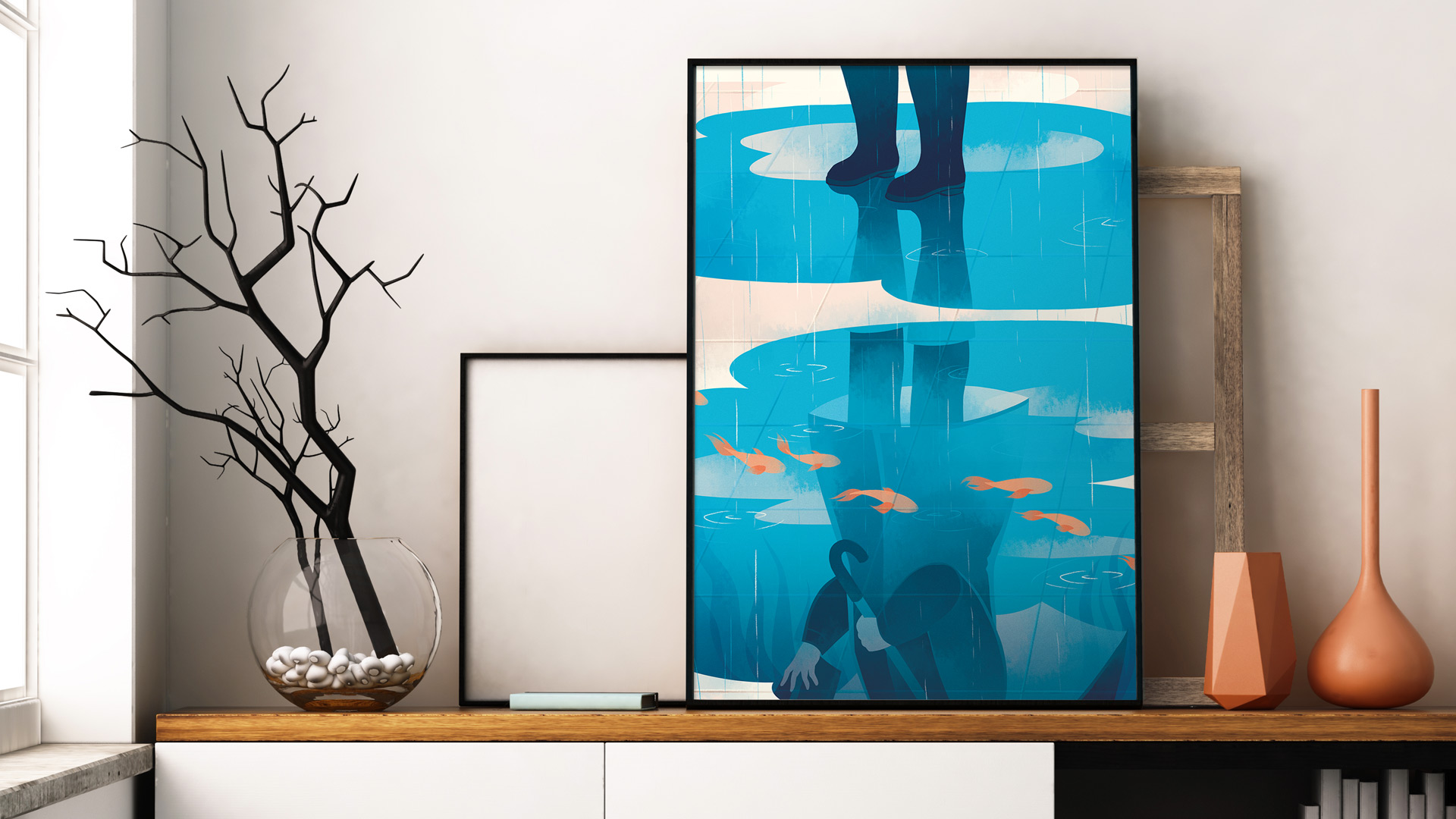 Alice Zeng | Illustration | 2016 Reflection Poster Show, Theme: Water, Illustration