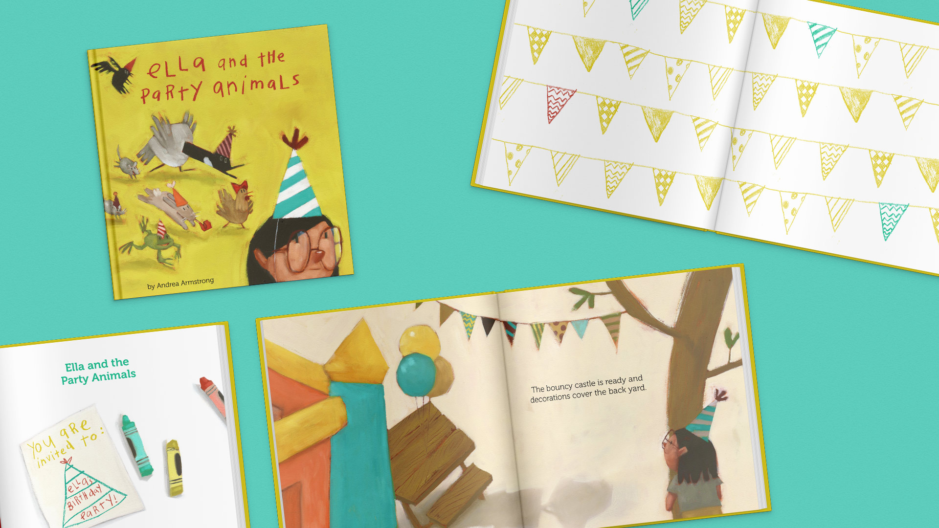 Andrea Armstrong | Illustration | Ella and the Party Animals