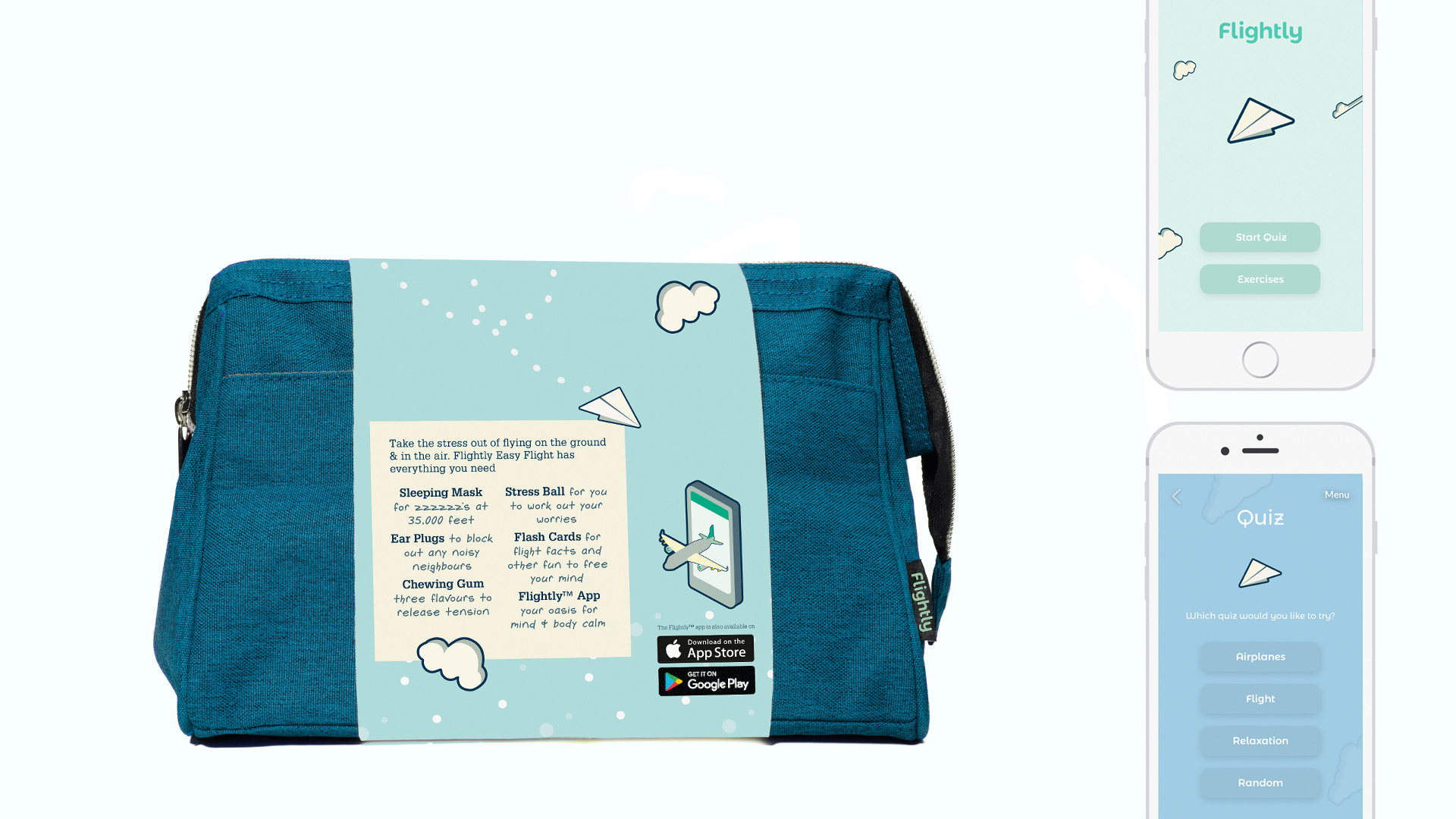 Angela Schmold | Identity, Digital | Flightly, Packaging Back, Designed with Kyle Papilla