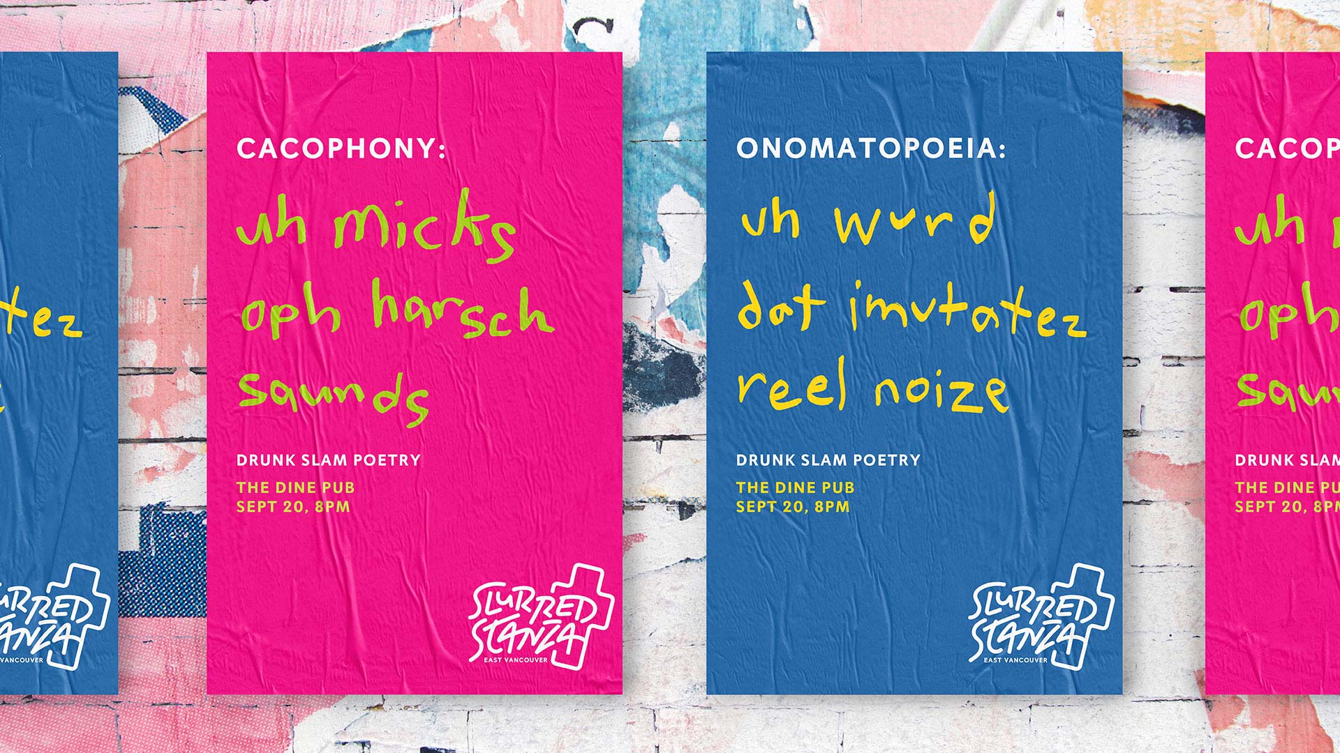 Annie Chang | Advertising | Slurred Stanza, Print Advertisement