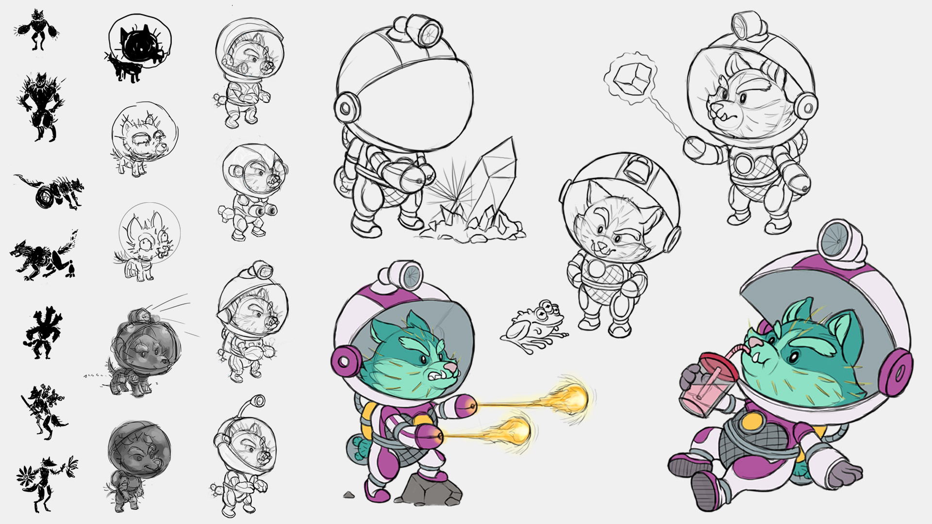 Crystal Woo | Illustration | Development for Raxus Kaktus