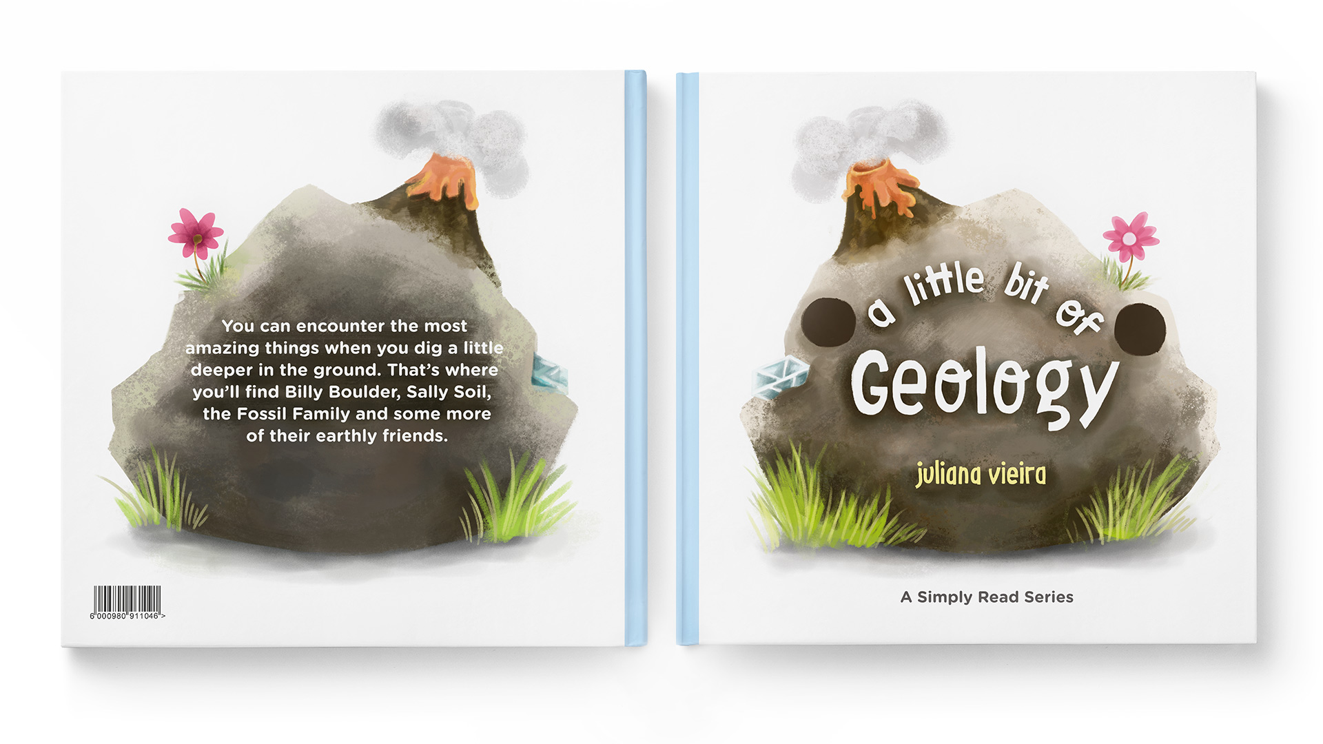 Juliana Vieira | Illustration | A Little Bit of Geology children’s book cover