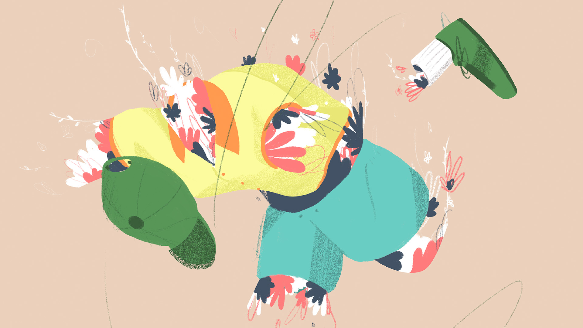 Max Littledale | Illustration | Flower Boy Album Review