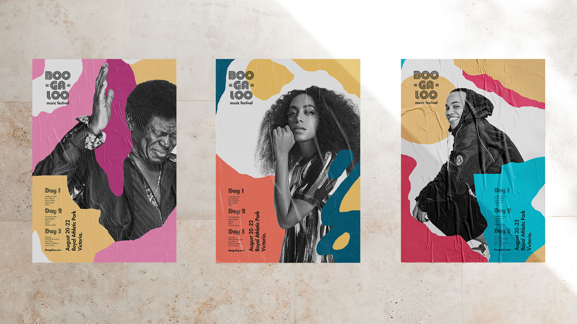 Mitch Hopkins | Design | Boogaloo Music Festival posters 