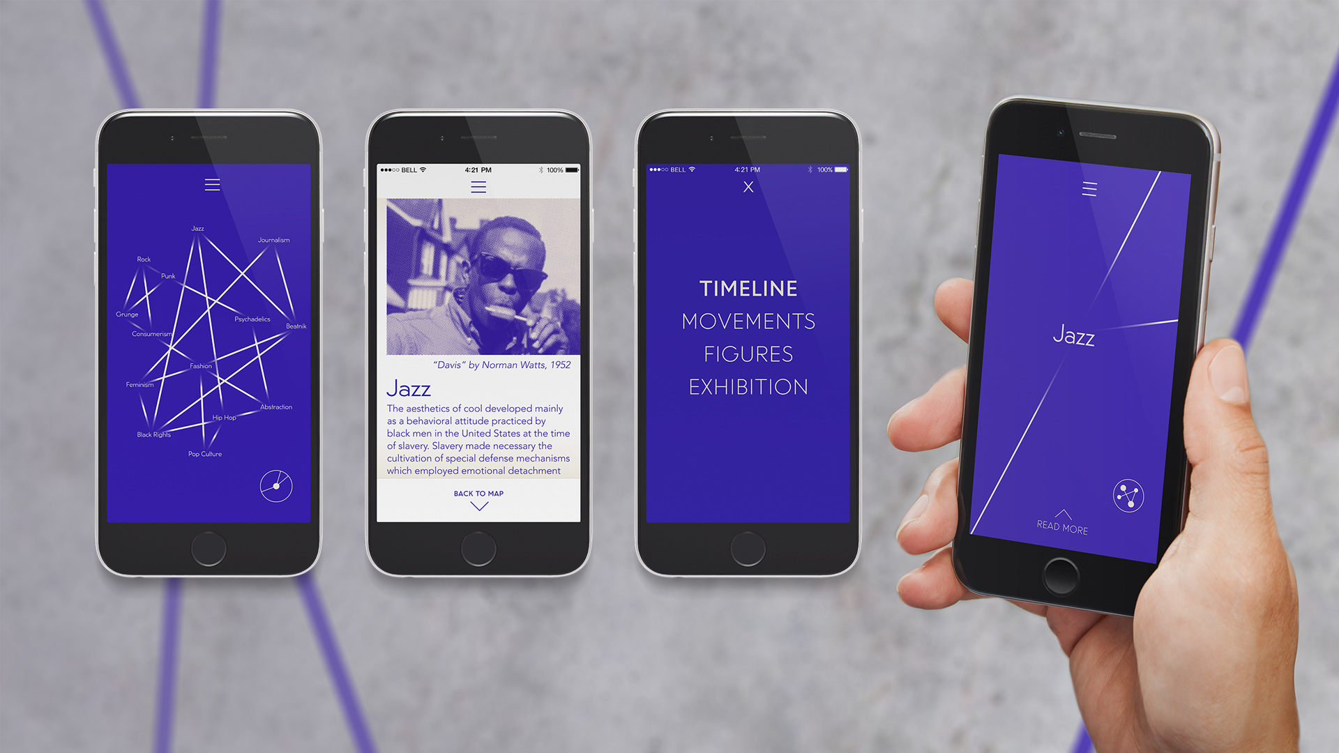 Pamella Pinard | Digital, Design | Decoding Cool, App Wayfinding 