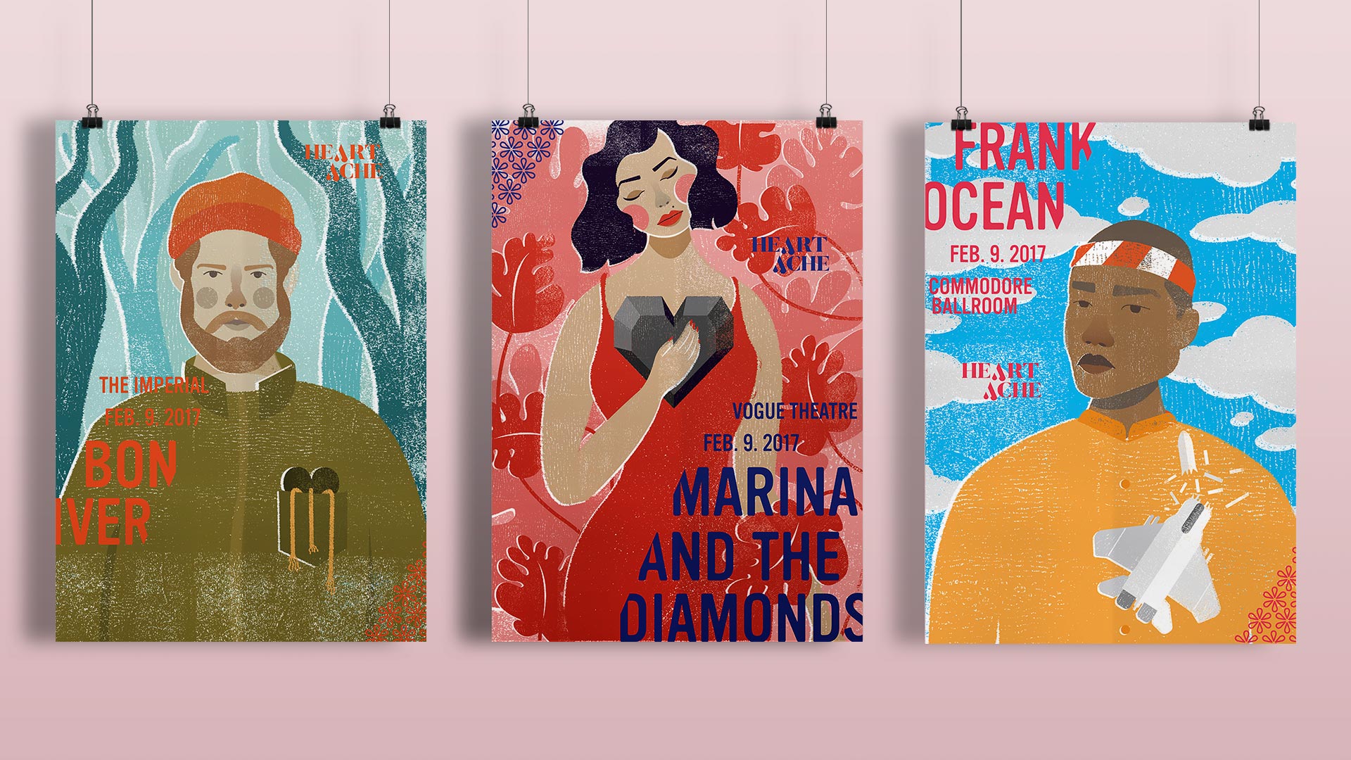 Rachel Sanvido | Illustration | Heartache is a festival that celebrates the music that emerges from breaking up