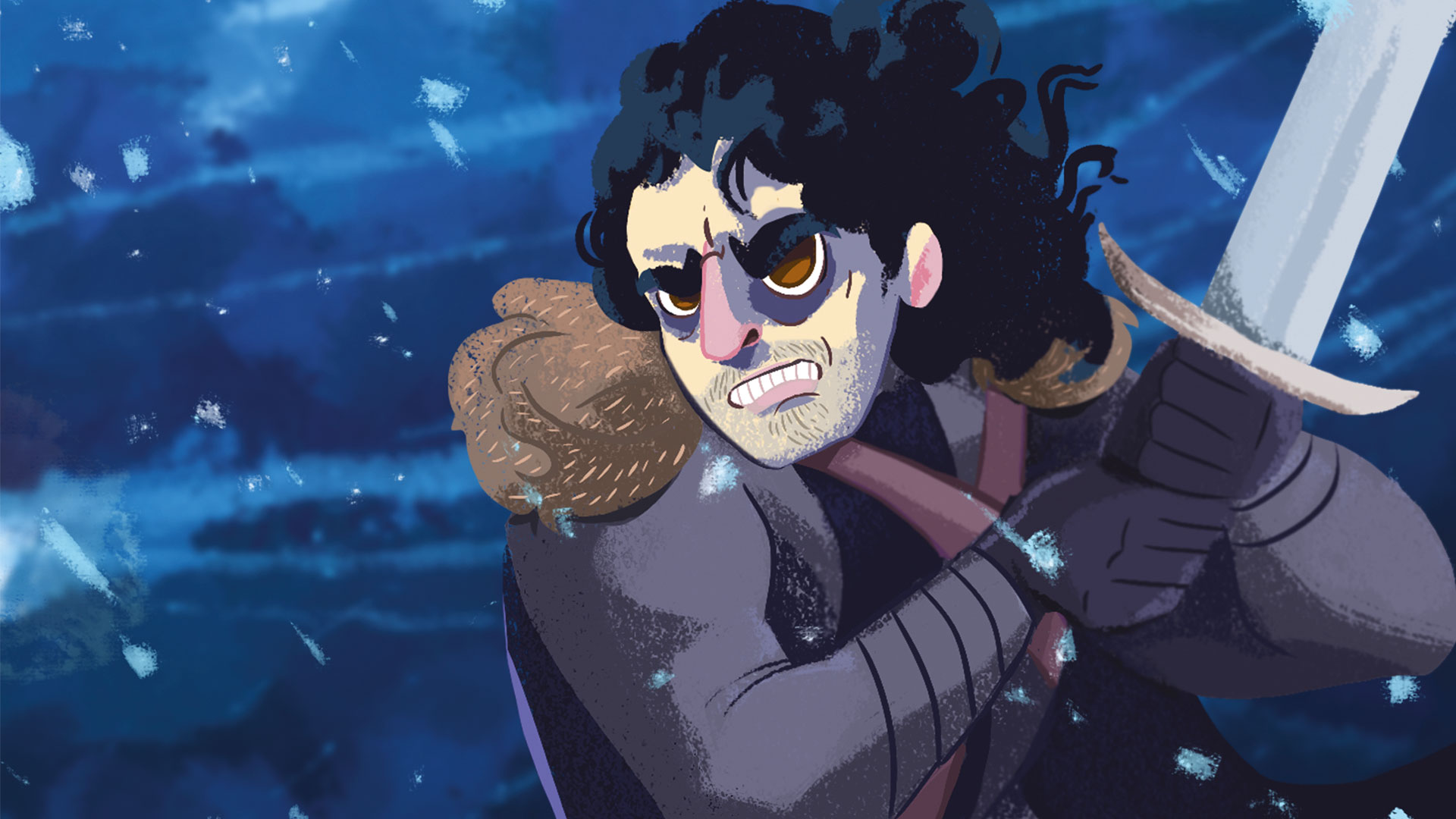 Shay Klassen | Illustration | Character development of a familiar cast from Game of Thrones, “Game of Thrones: Jon Snow.”