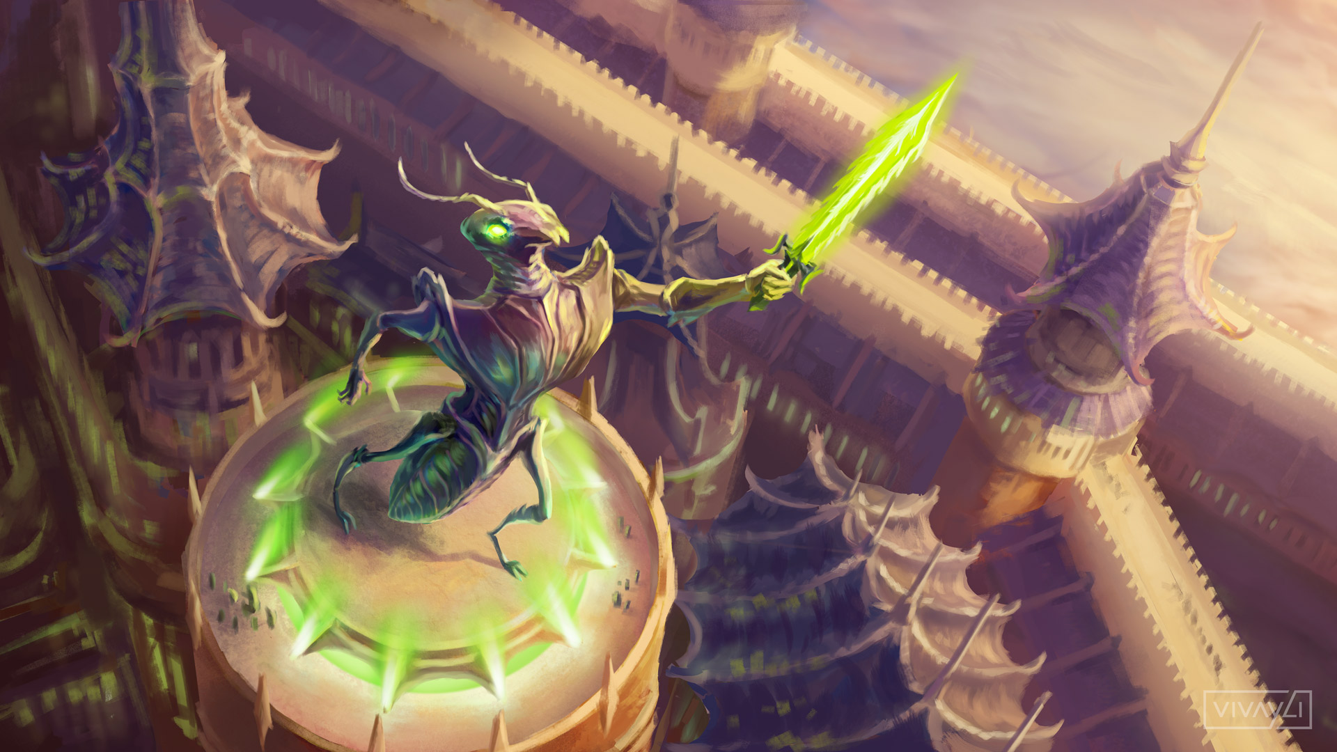 Vivay Li | Illustration | Cultural Alignment Chart, self-directed project