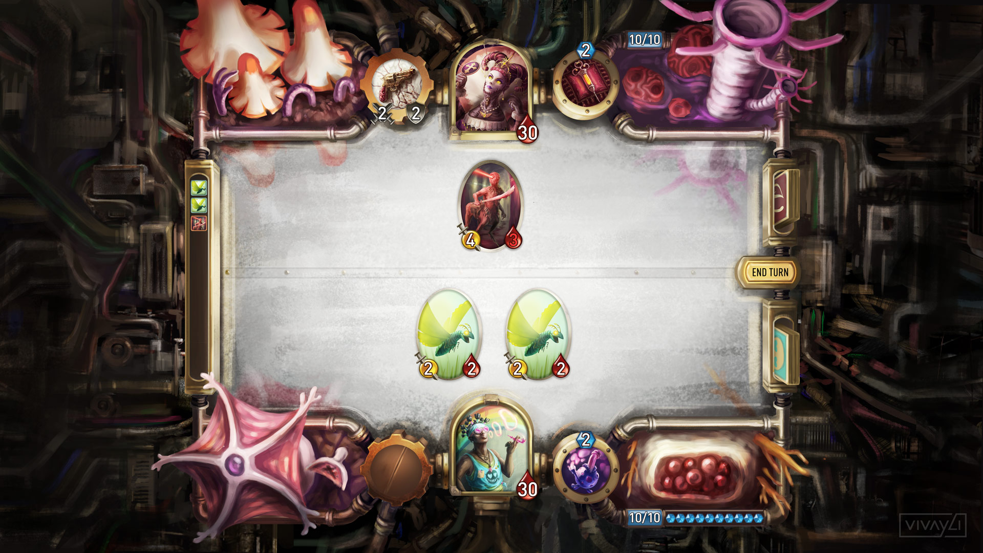 Vivay Li | Illustration | Dearthstone video game UI, mentorship project with concept artist Jonathan Tiong